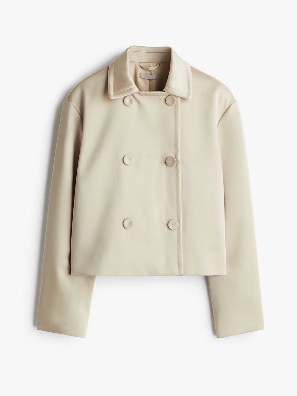 H&M Double Breasted Jacket BIEGE Size XXL NWT